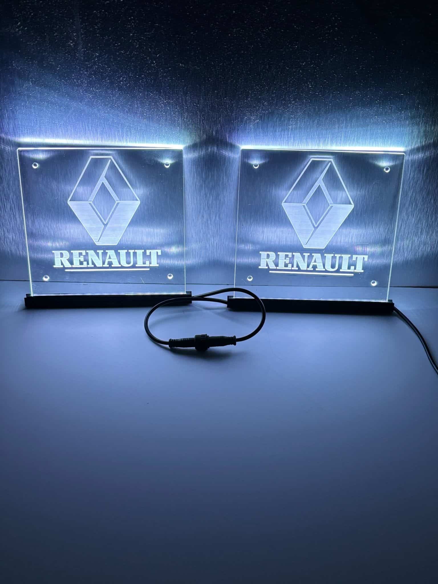 Renault Led bakje set - 15x15cm