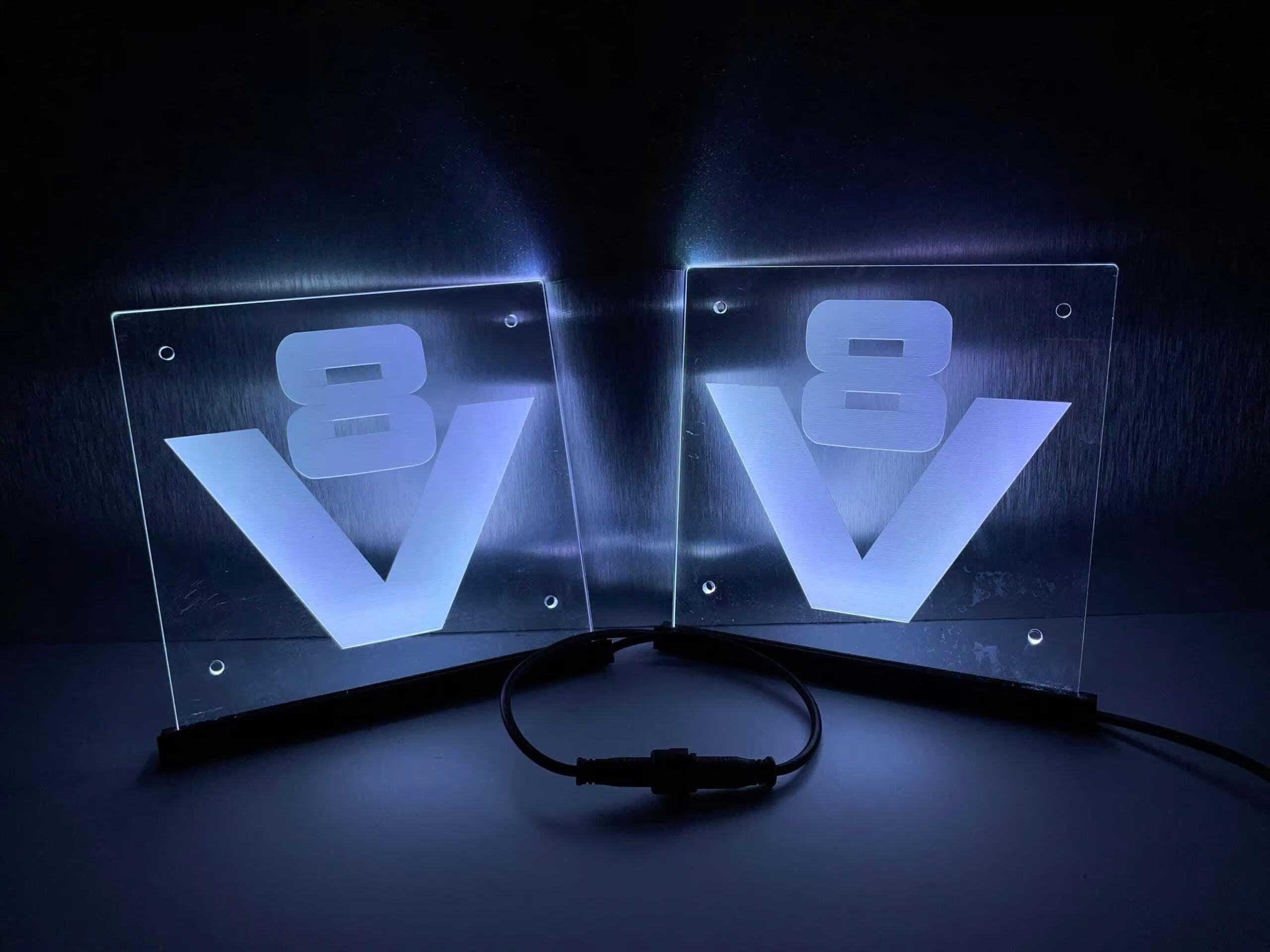 Scania V8 Led bakje set - 15x15cm