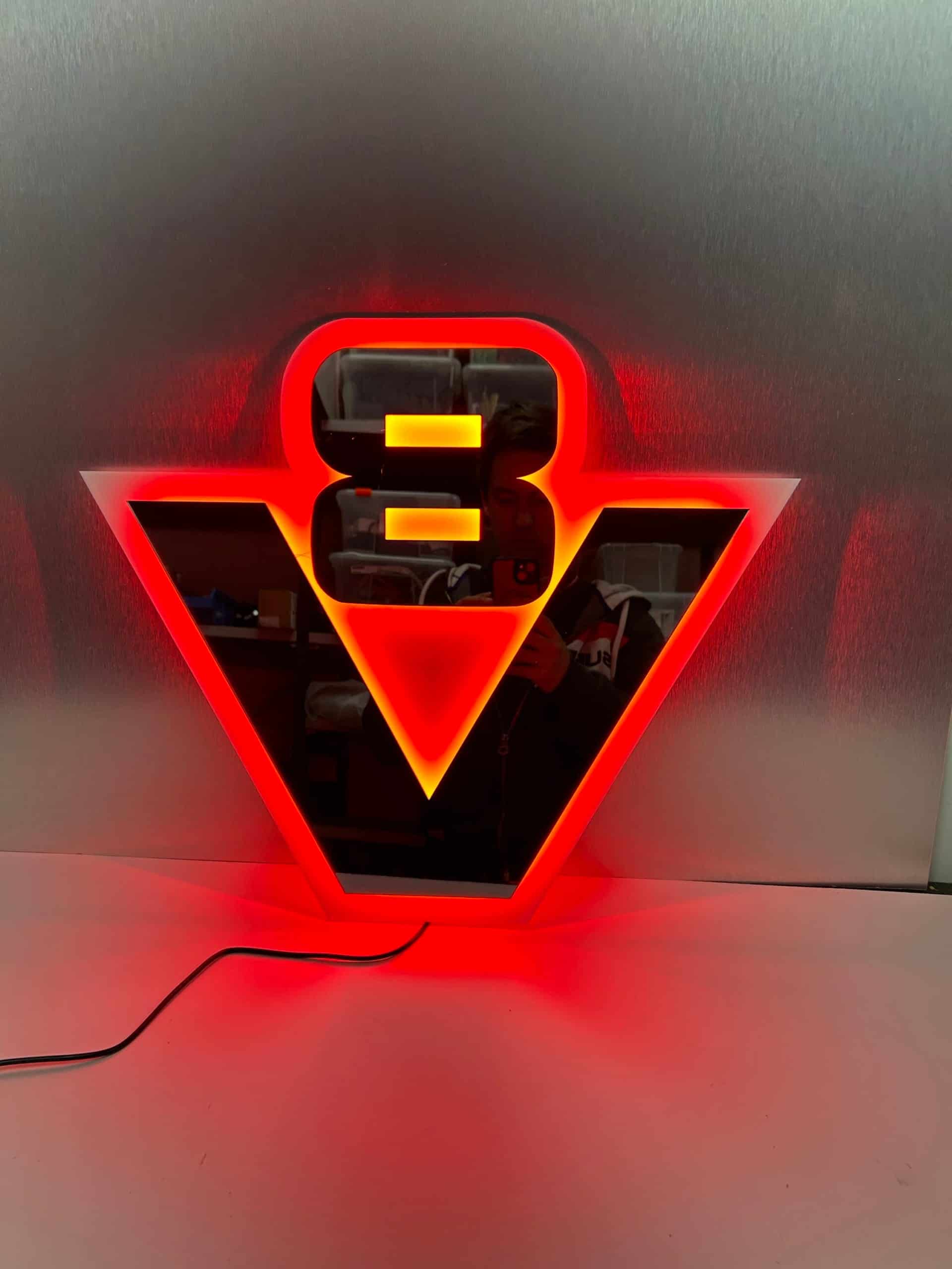 Scania V8 LED Spiegel Achterwand