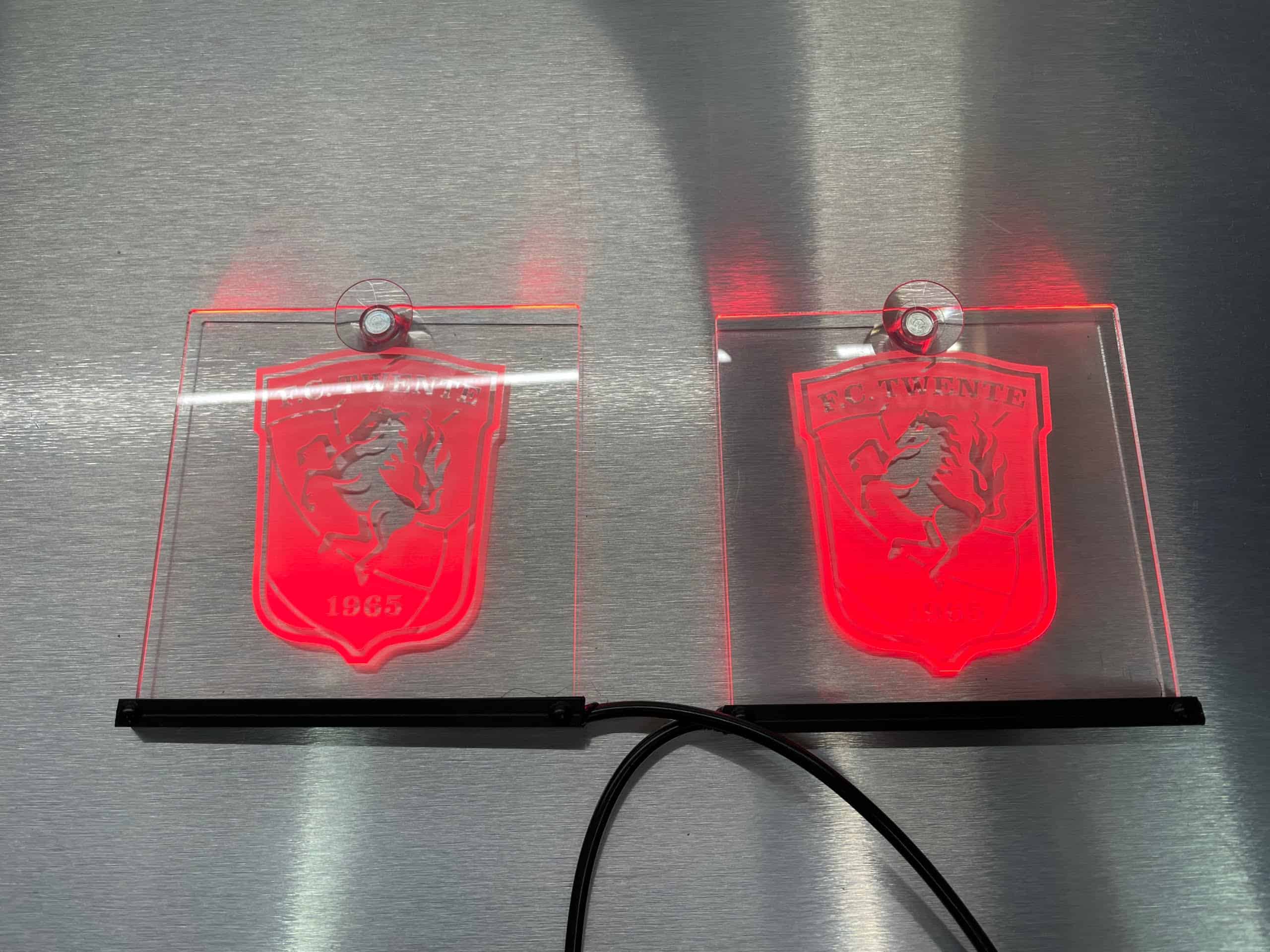 FC Twente Led bakje set- 15x15cm
