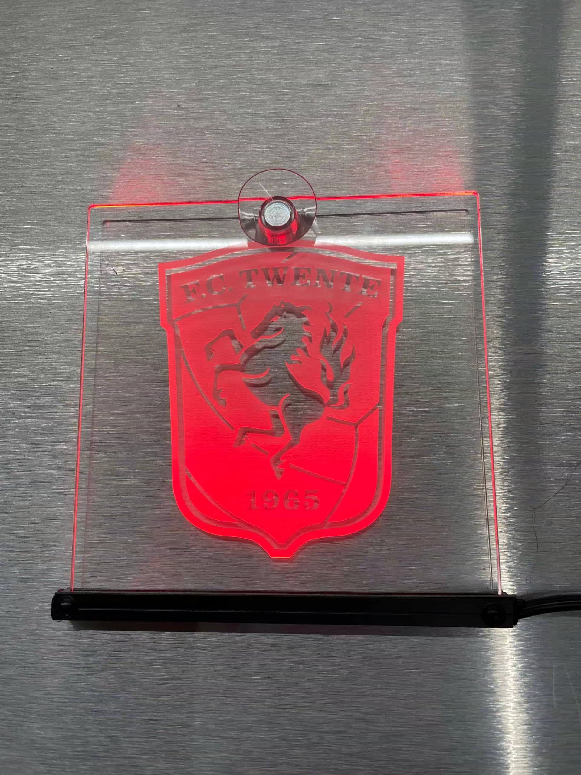 FC Twente Led bakje set- 15x15cm