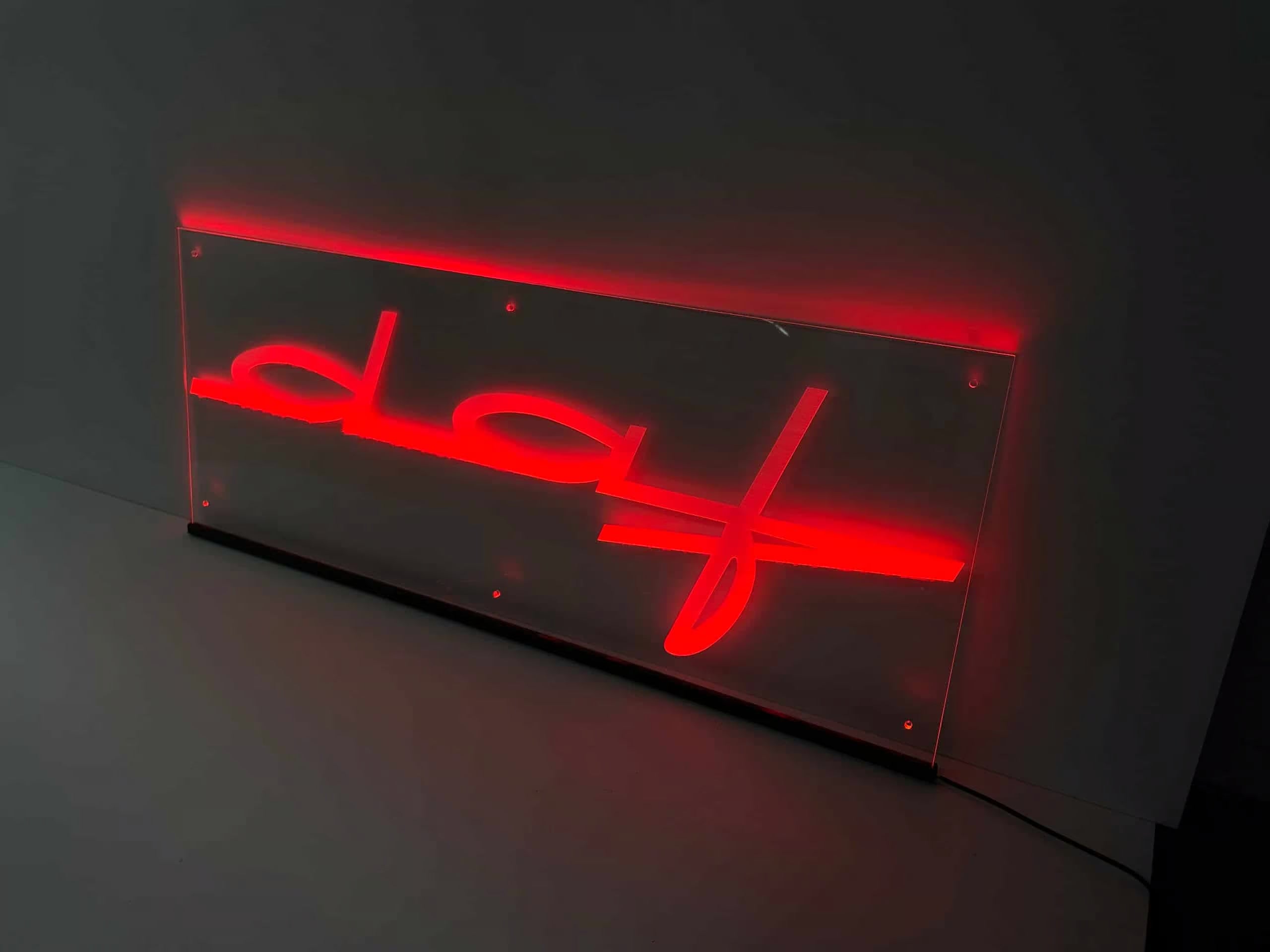 Lichtplaat met eigen ontwerp - 70x28cm