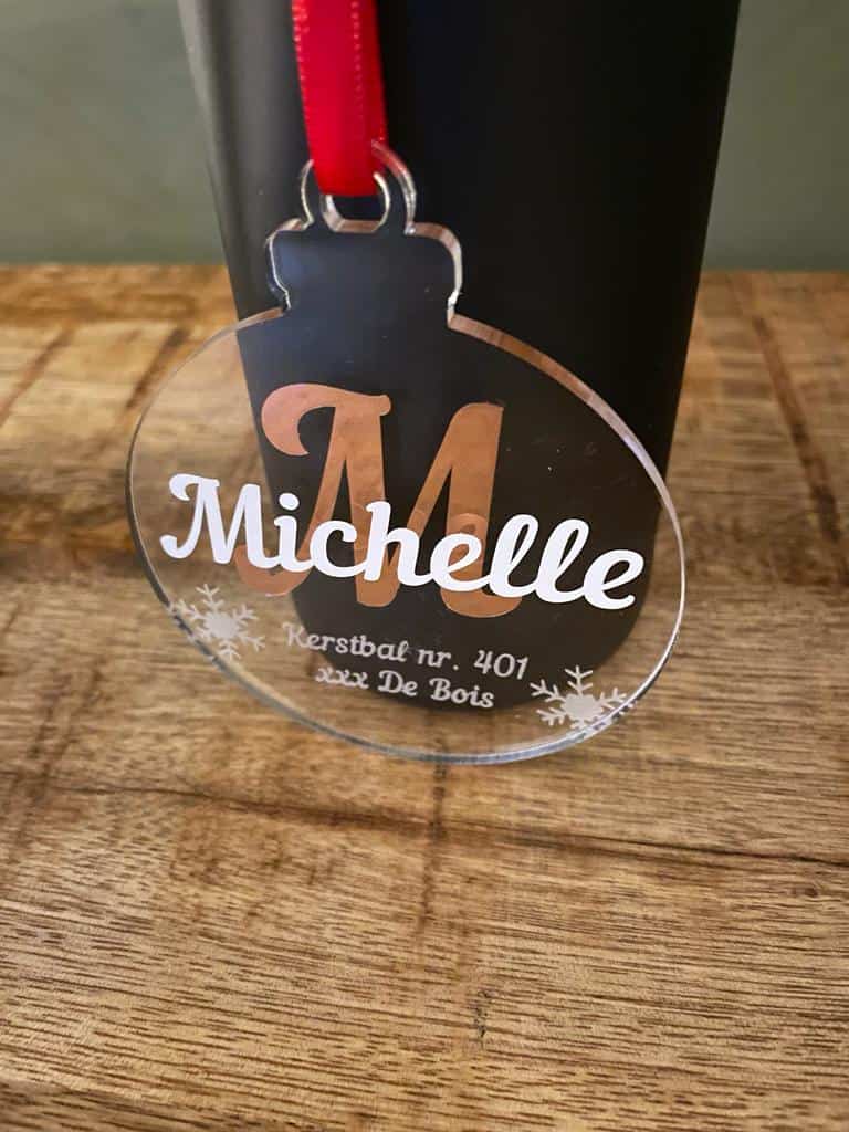 Kerstbal met naam