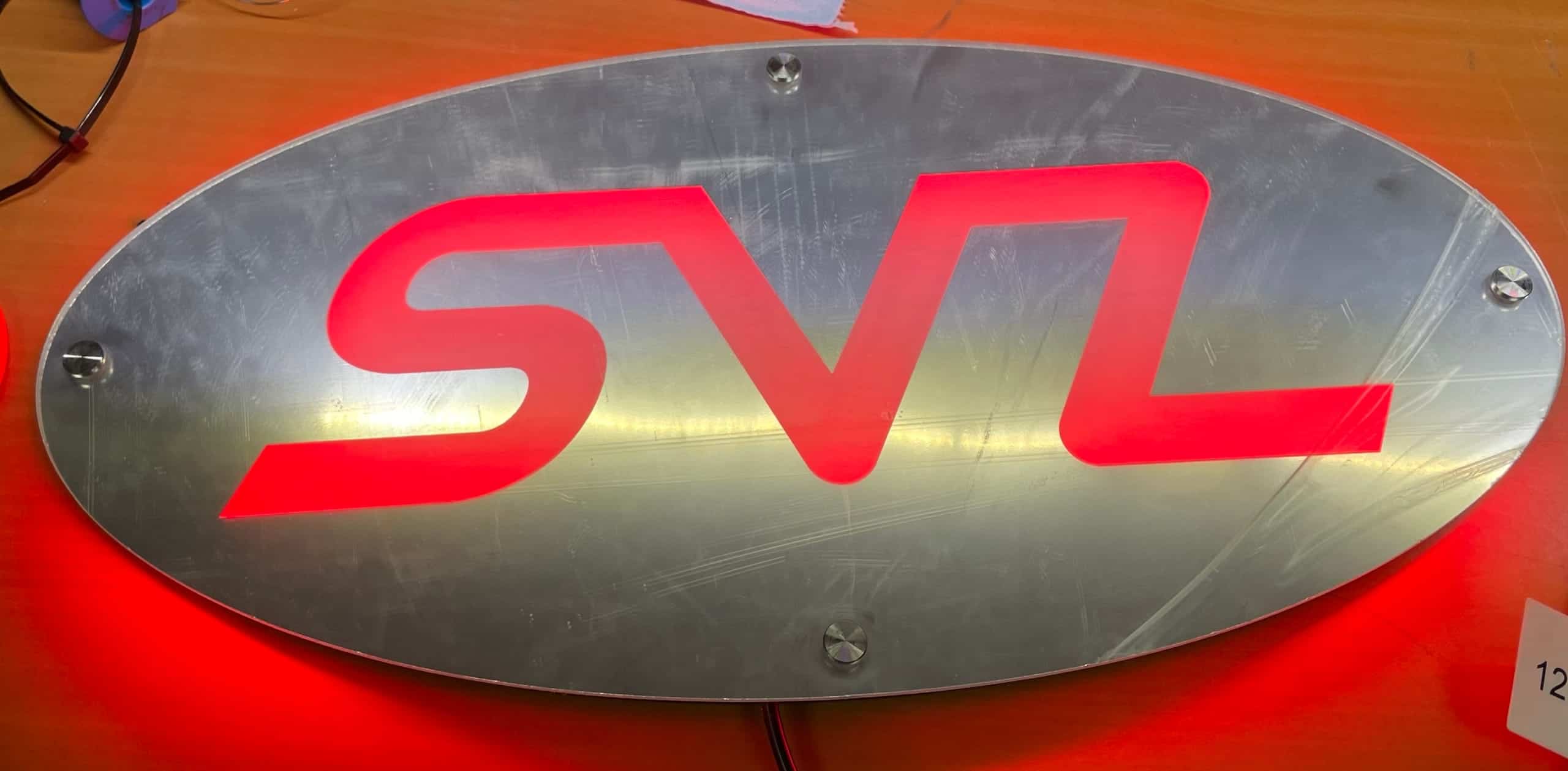 LED Spiegel Ovaal Achterwand Eigen ontwerp