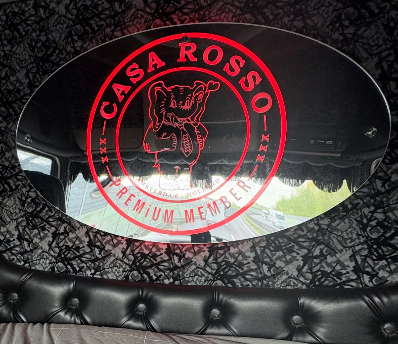 LED Spiegel Ovaal Casa Rosso